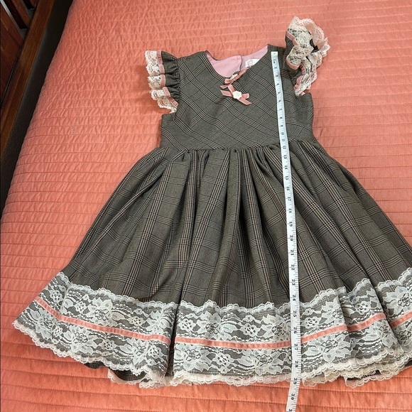 NWT Dollcake Florence tartan Full Skirt Dress kids size 9 - Picture 12 of 14